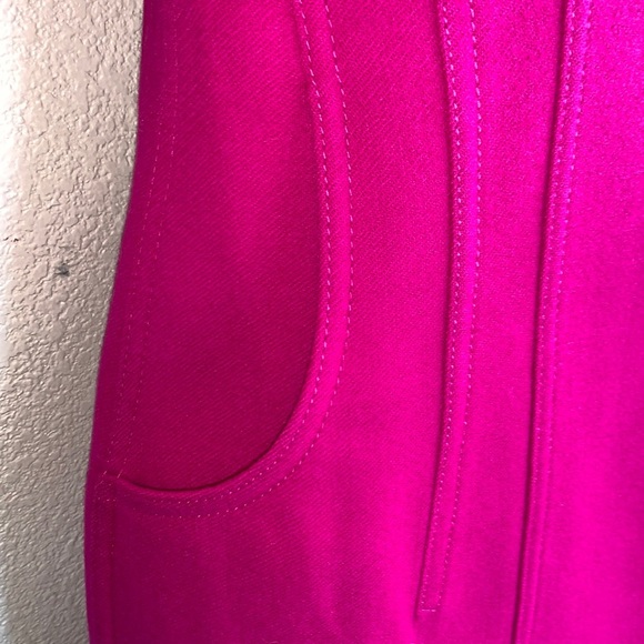 LOUIS FERAUD trophy vintage pink wool suit, tailored skirt & jacket. 6 EUC - Picture 9 of 17